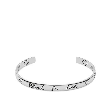 gucci blind for love bangle|gucci bracelet blind for love.